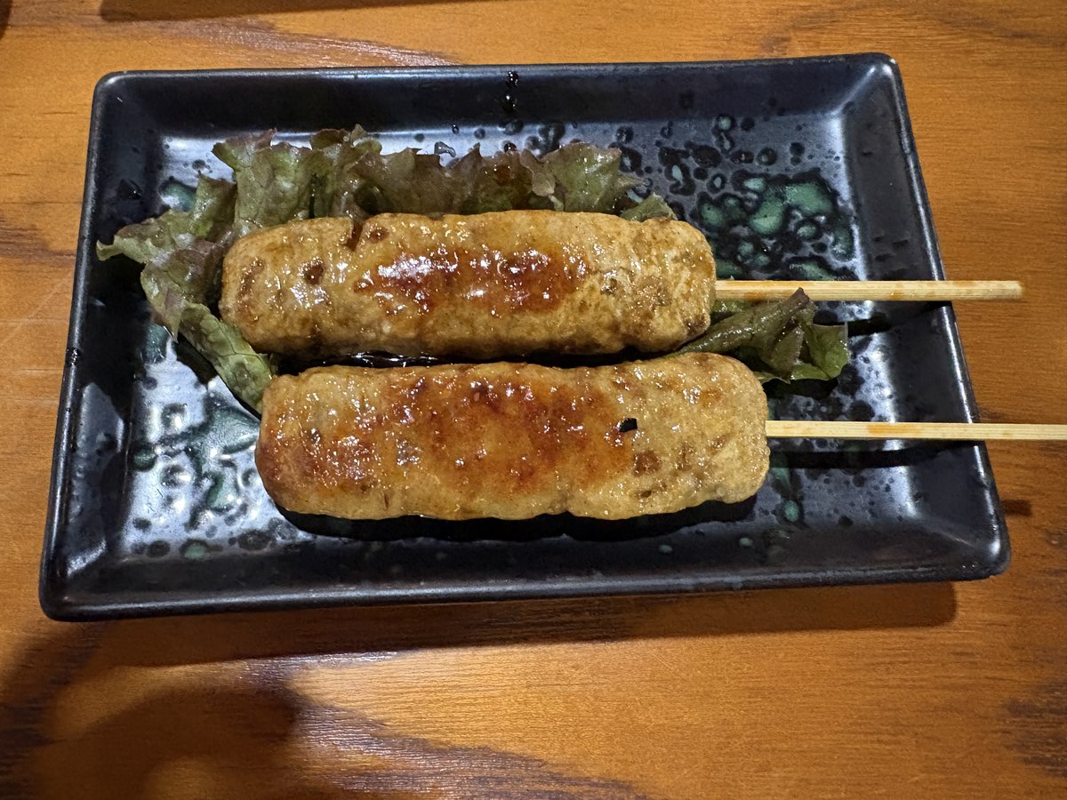 和食処 伊達乃家の牛タンつくね焼き
