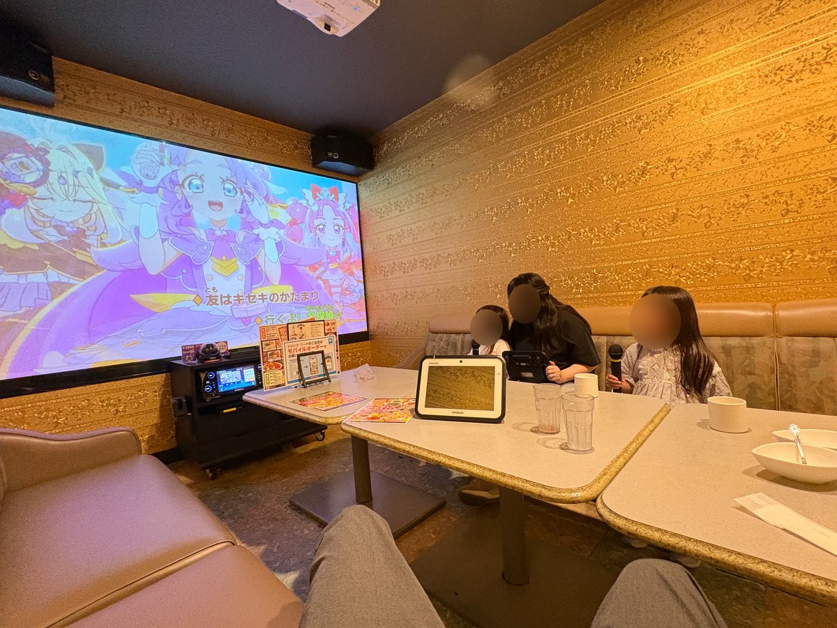 カラオケ館 熊谷銀座店のプロジェクター付きの部屋