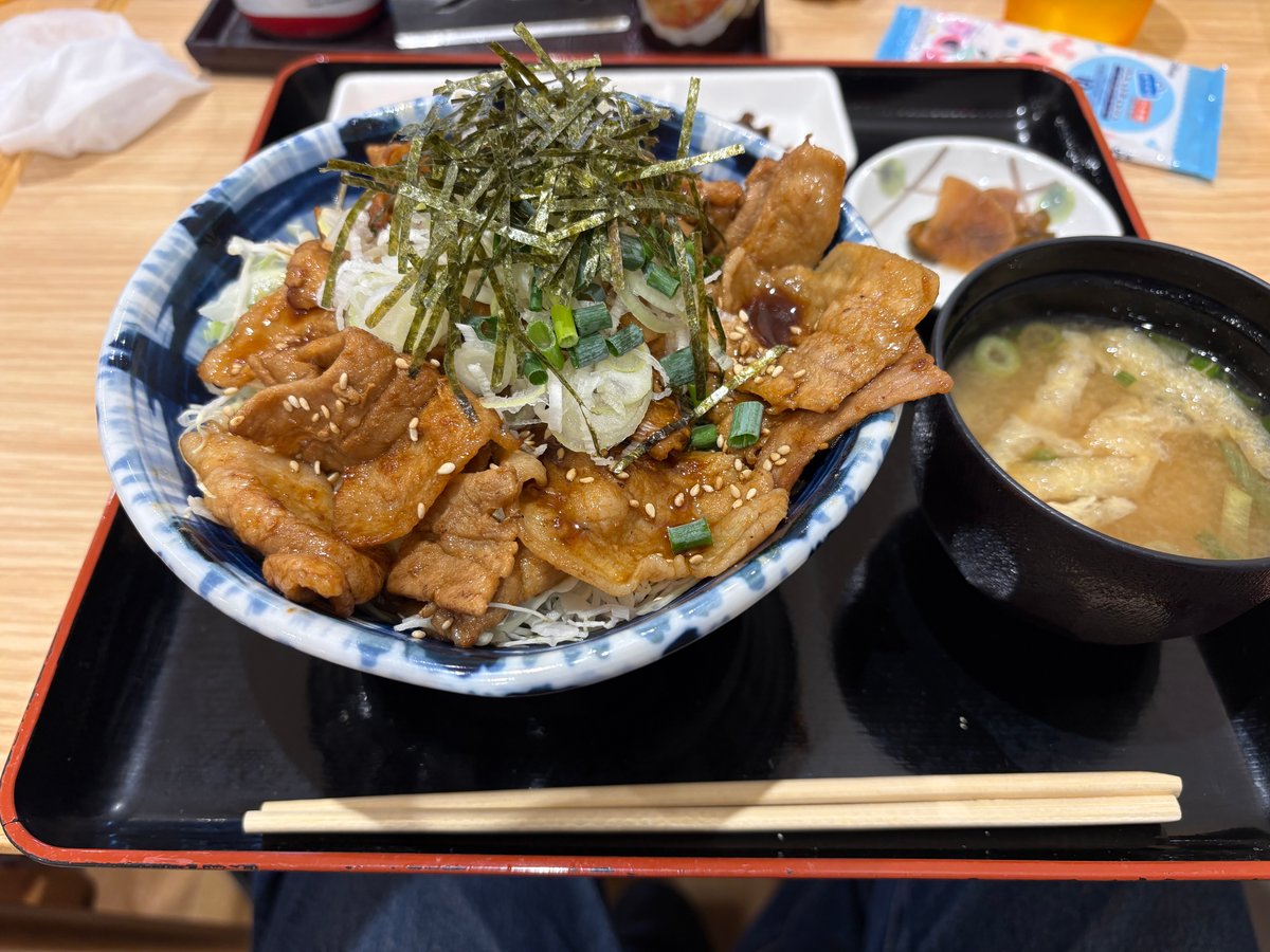 帰りのサービスエリアでの食事