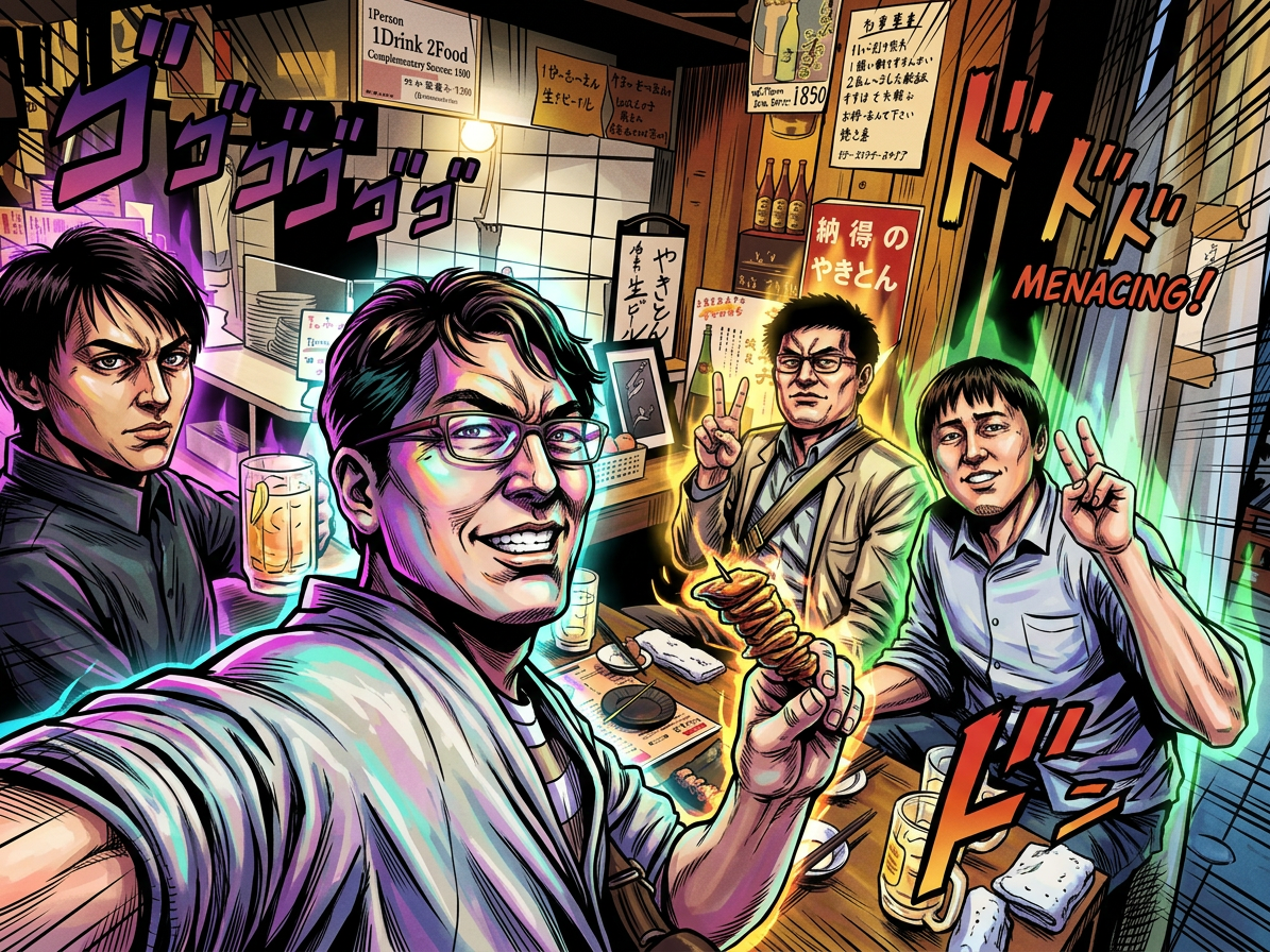 大学の友人と新宿で同窓飲み会！母校散策からダーツ、思い出横丁まで盛りだくさんの1日